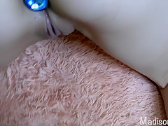 Beautiful Girl With Tight Ass Tries Plug During Sex
