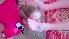 Bella and Rachel Foot Licking
