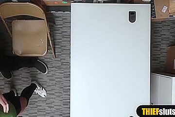 Bespectalced Shoplifter Geek Chick Gets Shagged Hard