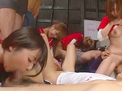 Best Japanese model Mirei Yokoyama, Cocomi Naruse, Tsubomi in Hottest Lesbian, Close-up JAV clip