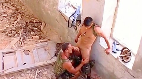 Big Army Muscled Men Craves Ass Fuck