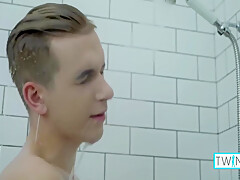 Big Dicked Twink William Milks His Cock After Showering! 10 Min With Roc Khard