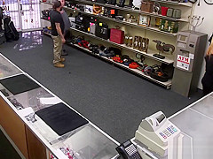Big ass hottie fucked doggystyle for moolah by a broker