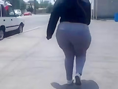 Big booty walking