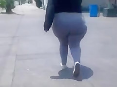 Big booty walking