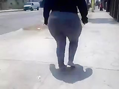 Big booty walking