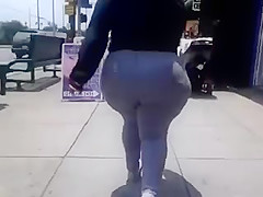 Big booty walking