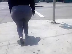 Big booty walking