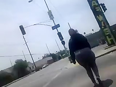 Big booty walking