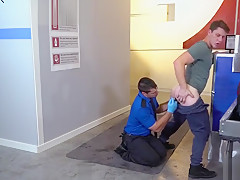 Big dick gay anal sex and cum in mouth