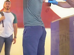 Big dick gay anal sex and cum in mouth