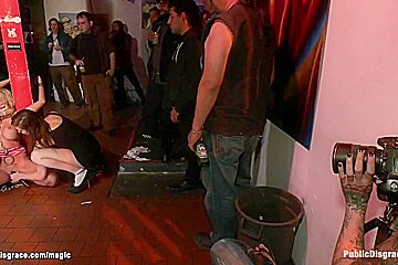 Big-breasted Blond Hair Babe Takes Facial In Public - Charisma Cappelli And James Deen