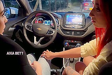 Bigger Cock In Her Friend Helps Her With The Car And In Return They Break Her Vagina With A Big Cock