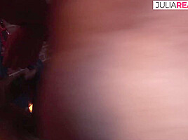 Bitch Gets Holes Stretched After A Hard Fuck By Two Huge Cocks
