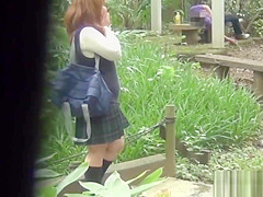 Bizarre asian teen 18+ pisses