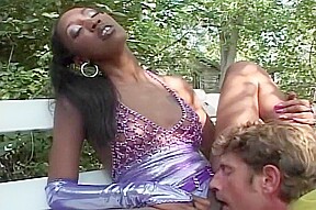 Black Slut Getting Fucked And Her Mouth Full Of Cum