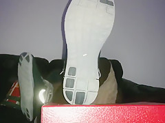 Black Stud Foot Tease