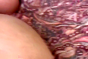 Black t-girl gets fucked from behind before messy cumload