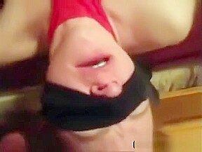 Blindfolded milf getting her pussy licked and fisted