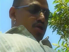 Blonde Black Chicks Tight Cunt Is Split Open By A Huge Mutant Cock In Backyard
