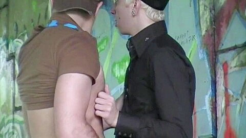 Blonde French Twink Fucked Xxl Arab Cock In Exhibit Bridge - ArabFuckers