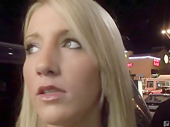 Blonde Gets Her First Dp