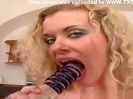 Blonde Got Extra Hairy Pussy
