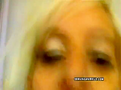 Blonde With Big Boobs Gives Blowjob To Her Dildo On Liv More
