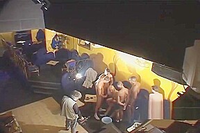 Blonde lady gangbang by mob - Java Productions
