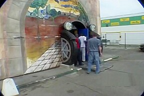 Blonde lady gangbang by mob - Java Productions