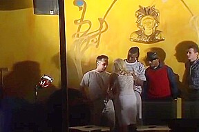 Blonde lady gangbang by mob - Java Productions