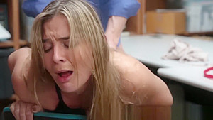 Blonde teen 18+ gets jizzed
