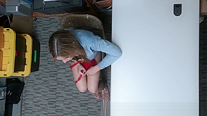 Blonde teen 18+ gets jizzed