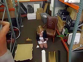 Blondie Blow Milf Hot Milf Banged At The Pawnshop