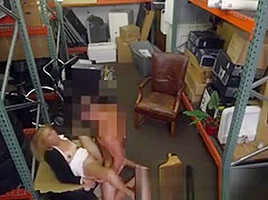 Blondie Blow Milf Hot Milf Banged At The Pawnshop