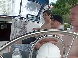 Blowing his buddies at sea 1