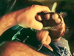 Bondage Dirty Soles Footjob from Goth Girl