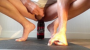 Bottle fisting prolapse anal