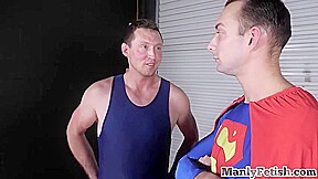 Bottom Barebacked N Facialized By Wrestling Hunk