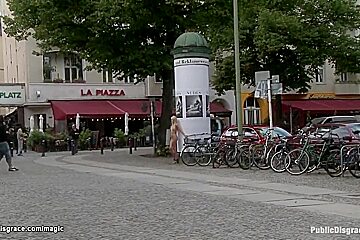 Bound Blonde Throat Fucked In Public With Princess Donna Dolore, Princess Donna And Zenza Raggi