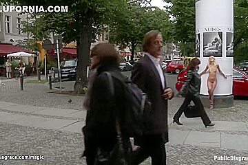 Bound Blonde Throat Fucked In Public With Princess Donna Dolore, Princess Donna And Zenza Raggi