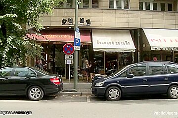 Bound Blonde Throat Fucked In Public With Princess Donna Dolore, Princess Donna And Zenza Raggi