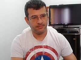 Brazilian guy showing off on cam 2