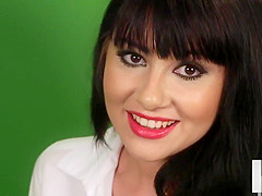 British CFNM enjoys JOI in the office
