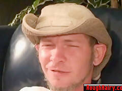 Broke Cowboy Shoots A Big Load- Roughhairy