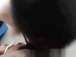 Brunette Honey Sucking On A Black Cock On Web Cam