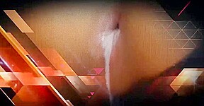 Brunette Ladyboy in Red Dress Rides a Big Cock in her Bedroom