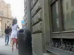Bubbly butt of a graceful woman
