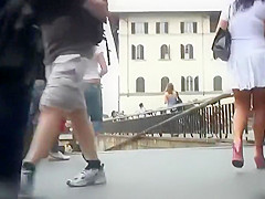 Bubbly butt of a graceful woman