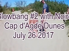 Bukkake at beach 48 cumshot! wife shared